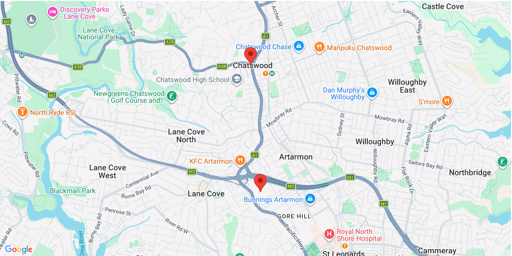 Chatswood Toyota Locations